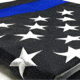 Thin Blue Line Pointview Flags - American Flag - Sewn/embroidered - 3 X 5 Feet - TBL-EMB-3X5