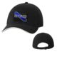 Thin Blue Line Slide Buckle Hat - Retired , Black, Adjustable, Thin Blue Line - SLIDE-RET-BLACK