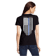 Slim Fit Women's Shirt - Thin Blue Line Flag T-Shirt