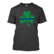 Thin Blue Line St. Patric's Shamrock T-Shirt - Mens, Extra Large, Black, TBL-SP-XL