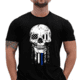Thin Blue Line T-shirt - Halloween Thin Blue Line, Black - TBL-HALO-BLK-L