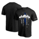 Thin Blue Line T-shirt - Houston Large, - HOUSTON-LRG-TBL-SHIRT-BLK-L