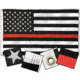 Thin Blue Line Thin Red Line American Flag, 2 X 3 Ft - DR-AMERICAN-2X3