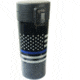 Thin Blue Line American Flag Tumblers, THERM-TBL-AM