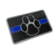 Thin Blue Line Vehicle Emblem - K9, , Thin Blue Line - PAW-EMBLEM