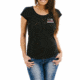 Thin Blue Line Womans Shirt - Remember, Thin Red Line - REMEMBER-TRL-WOM-SHIRT-BLACK-L