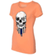 Thin Blue Line Women's Short Sleeve - Halloween Thin Blue Line, Orange - WOM-TBL-HALO-ORG-XXL