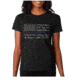 Thin Blue Line Women's T-shirt - Pledge Of Allegiance Flag - WOM-TBL-POA-BLACK-XXL
