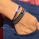 Thin Blue Line Womens Bangle, Thin Blue Line - BANGLE-TBL-MEDIUM