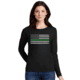 Thin Blue Line Womens - Long Sleeve Classic Thin Green Line - WOMEN-LS-CLASSIC-GREEN-BLACK-MEDIUM