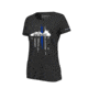 Thin Blue Line Womens T-shirt, Detroit Large, - DETROIT-LRG-TBL-WOM-SHIRT-BLK-L