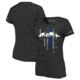 Thin Blue Line Womens T-shirt, Vegas Large, - VEGAS-LRG-TBL-WOM-SHIRT-BLK-L