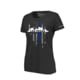 Thin Blue Line Women's T-shirt, Vegas Large, - VEGAS-LRG-TBL-WOM-SHIRT-BLK-S