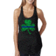 Thin Blue Line Womens Tank - Shamrock - WOM-TANK-SHAM-LARGE
