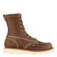 Thorogood Mens American Heritage Wedge 8in Moc Safety Toe, Brown, 10.5/D 804-4478-10.5-D
