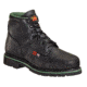 American Heritage I-Met 6in Black Safety Toe, Black, 4/D