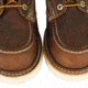 Thorogood Mens American Heritage Wedges 6in Moc Toe Crazyhorse Leather, Brown, 7.5/D 814-4203-7.5-D