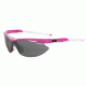 Tifosi Slip Sunglasses - Neon Pink Frame, Smoke/AC Red/Clear Lenses 0010101601