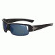 Tifosi Slope Sunglasses - Gloss Black Frame, Smoke Blue/AC Red/Clear Lenses 0030100204