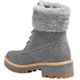 Timberland Courmayeur Valley Shearling 6in Waterproof Boot - Women's, Medium Grey Nubuck, 10, TB0A255AG77-10-MED