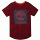 Timberland Men's Wild River Short Sleeve Camo Tee, Biking Red Camo, XL, TB0A1MBMN23-XL