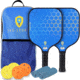 Tkg Sports Fiberglass Pickleball Set W/carry Bag