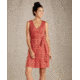 Toad&amp;Co Cue Sleeveless Dress - Womens, Coral Blaze Petal Print, Large, T1772801-975-L