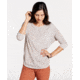 Toad&amp;Co Ember 3/4 Sleeve Women's Tee, Cocoa, Extra Small T1242709-230-XS