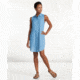 Toad&amp;Co Indigo Ridge SL Dress, Light Indigo Arrow Print, Large T1792803-904-L
