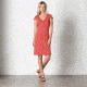 Toad&amp;Co Rosemarie Dress - Women's-Spiced Coral Geo Print-Small