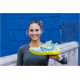 Topo Athletic Magnifly 4 Road Running Shoes - Womens, Glass Blue/Lime, 9.5, W051-095-GBLLIM