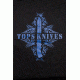 Tops Knives Tops Tribal Art T-Shirt, Blue/Black, Large, TS-BBTALG