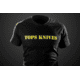 TOPS Knives Tribal Art Tee T-Shirt, Yellow/Black, Large TS-YBTA-L