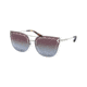 Tory Burch TY6067 Sunglasses 316148-60 - Silver Frame, Pink/blue /brown Gradient Lenses