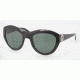 Tory Burch TY7037 Sunglasses 501/71-5522 - Black Frame, Green Solid Lenses