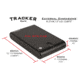 Tracker Safe Single Pistol Safe-Biometric Lock, 12.6in, Black, SPS-04B