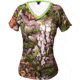 Treezyn ES Vixzyn Short Sleeve V Neck T-Shirt - Women's, Early Seezyn Green, Large, WES16-8V L