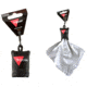 Trijicon Black Lens Cloth Keychains with 2/C Logo PR42