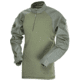 Tru-Spec 1/4 Zip Tac Response Combat Shirt Nylon/Cotton Rip-Stop, Olive Drab/Olive Drab, Small Regular 2547003