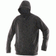 Tru-Spec Shirt, 24-7 Black Grid Fleece Hoodie, 3X Regular 2420008