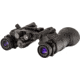 TRYBE Optics NVG-50 Dual 1x White Phosphor Tube Night Vision Goggle, Gen 3, Black, NVG50W