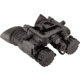 TRYBE Optics NVG-50 Dual 1x19mm White Phosphor Tube Night Vision Goggle, Gen 3, Min 1600+ FOM, 64-72 lp/mm, Black, TRYBENVG50W