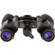 TRYBE Optics NVG-50 Dual 1x19mm White Phosphor Tube Night Vision Goggle, Gen 3, Min 1600+ FOM, 64-72 lp/mm, Black, TRYBENVG50W