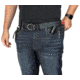 TRYBE Tactical All Purpose Denim Jean - Men's, Slim Fit, Blue/Medium wash, 40-34, TACJNSLMMD-40-34