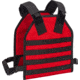 TRYBE Tactical Laser-Cut Plate Carrier, Red, LSRPC-RD