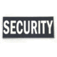 TUFF Products PVC Patch Security 7x3in, Black and White, 7"x3" P-SECURITY-7X3-BW