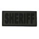 TUFF Products Sheriff PVC Patch - Velcro Sewn, Ranger Green/Black, 7x3, P-Sheriff 7x3 GNBK