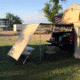Tuff Stuff Overland Awning Shade Wall, 4.5 x 6 ft, Sand, NSN N, TS-AWN-SW-4.5