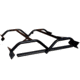 Tuff Stuff Overland Roof Top Tent Truck Bed Rack, Adjustable, Powder Coated, 40 Inch, Black, NSN N, TS-UBR-PDR-40