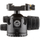 Two Vets Tripods Inc 44MM Dual Tension Ballhead w/Arcalock Dual Clamp, Arca Swiss and Picatinny